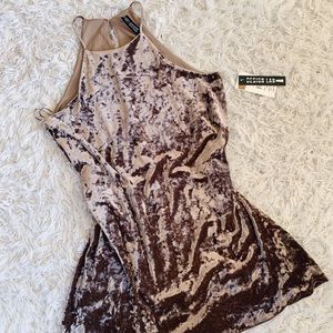 Design Lab Velour Dress